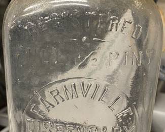 Second Farmville Virginia Dispensary Flask (Slug Plate)