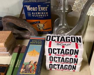 Vintage Pencils in Original Boxes/Octagon Soap/Household Advertising