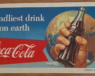 Coca Cola Ink Blotter