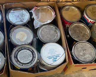 Assorted Paints and Stains