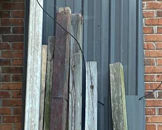 Metal Roofing and Post