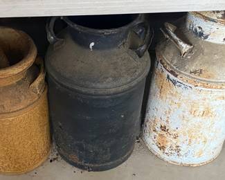 Assorted Milk Cans