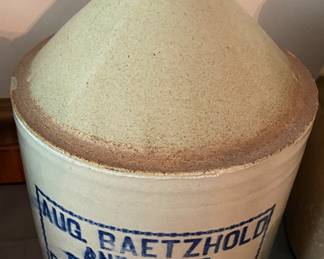 Baetzhold and Sons Stoneware Jug Buffalo N.Y.