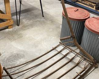 Scythe with Hay Fork/Rake