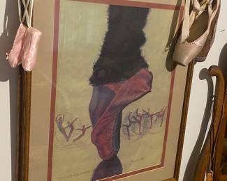 Ballet Print with Slippers