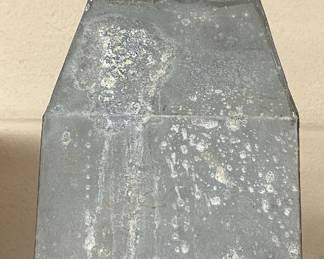 Early Galvanized Churn