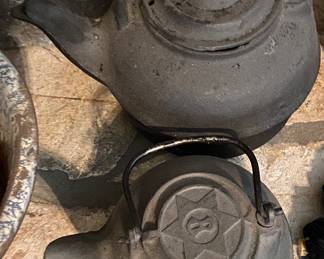 Old Cast Iron Kettles