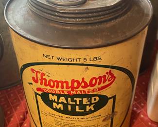 Thompson's Malted Milk Can