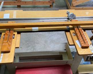Mat Cutter and Vintage Chair Frame