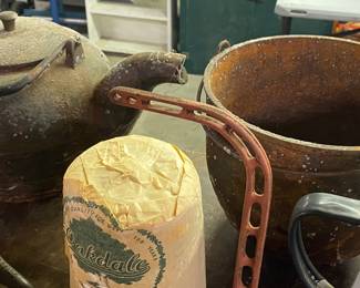 Cast Iron Kettle and Pot