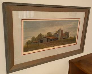 Signed and Numbered Ward Nichol's "Farm Portrait"