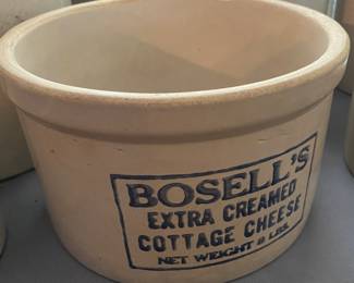 Bosell's Cottage Cheese Crock