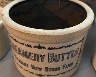 Assorted Advertising Dairy Crocks