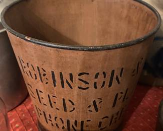 Advertising Seed and Feed Bucket