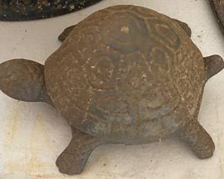 Metal Turtle with Removable Shell