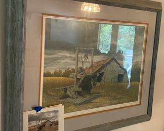 Signed and Numbered Ward Nichols "The Old Well"