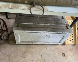 Primitive Wooden Blanket Chest