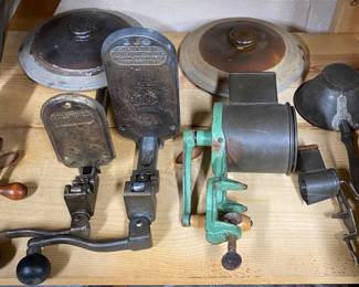 Vintage Kitchenware and Crock Lids 