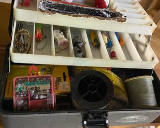 Tackle Box with a Few Lures