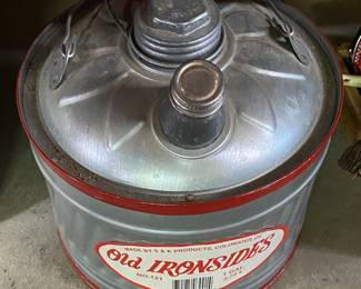 Galvanized Gas Can