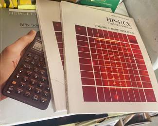 Hewlett Packard HP-41CX Calculator Manuals