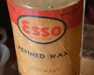 Esso Wax Jar