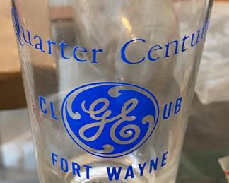 GE Quarter Century Club Glass