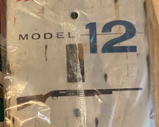 Metal Winchester Model 12 Advertising Switch Cover