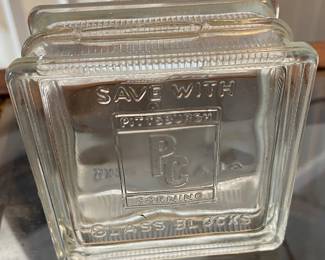 Corning Glass Block Advertising Bank