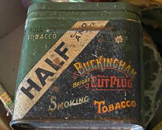 Half and Half Tobacco Tin