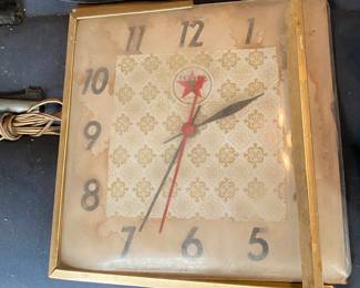 Texaco Clock