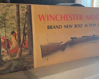 Paper Winchester Advertising Sign