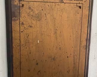 Old Western Brass Advertising Door Push