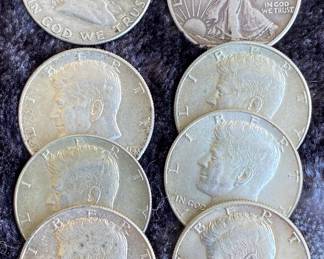 90% and 40% Silver Half Dollars