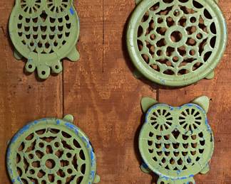 Figural Owl Trivets