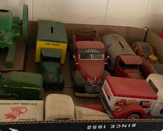 Diecast Banks and John Deere Collectibles