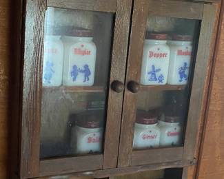 Red and White Spice Shakers