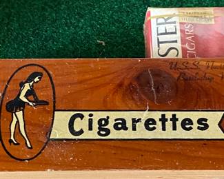 Vintage U.S.S. North Carolina Souvenir Cigarette Holder
