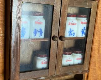 Vintage Windmill Kitchen Spice Containers