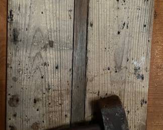 Hammer and Cutting Board