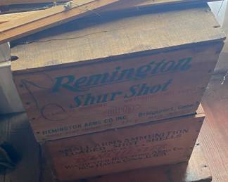 Winchester and Remington Ammunition Boxes