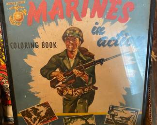 Old USMC Coloring Book