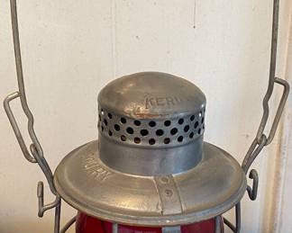 Ruby Glass Southern Railway Lantern