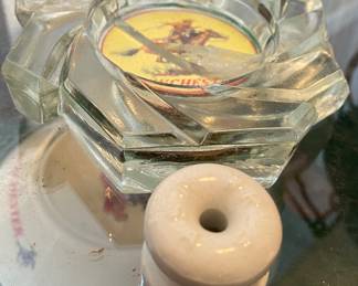 Winchester Insulator and Damaged Asntray