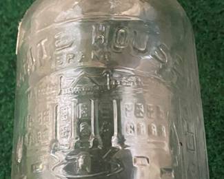 Small White House Vinegar Jug