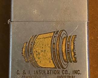 Vintage C & I Insulation Greensboro, N.C. Advertising Zippo