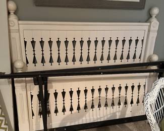 Queen Bed, headboard, footboard, bed frame