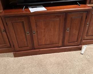 Media center can be separated into smaller sections.