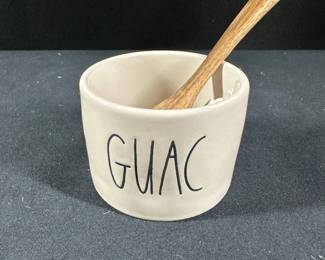 GUAC DISH W SPOON