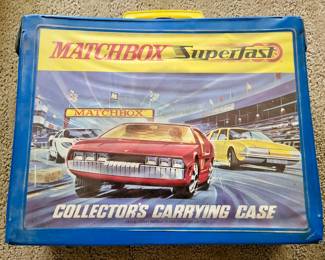 Vtg. Matchbox Superfast collector's carrying case
